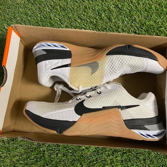 Nike Metcon 7 Training Shoes White Black Gum Brown CZ8281-101 Mens NEW main image 10